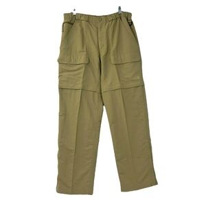 THE NORTH FACE KHAKI CARGO TREK OUTDOOR TROUSERS SHORTS SIZE L
